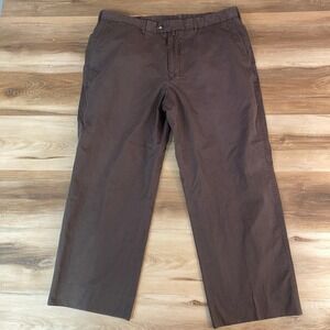 Faconnable Chino Pants Mens 38 Light Brown Cotton Casual